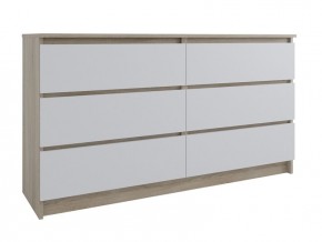 Комод МОРИ МК 1380.6 (Дуб Сонома/Белый) в Нягани - nyagan.ok-mebel.com | фото