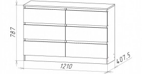 НИЦЦА-7 Комод (НЦ.07) в Нягани - nyagan.ok-mebel.com | фото 3