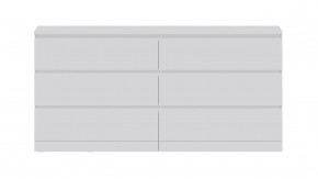 Комод Варма 6Д большой с шестью выдвижными ящиками, цвет белый в Нягани - nyagan.ok-mebel.com | фото 2