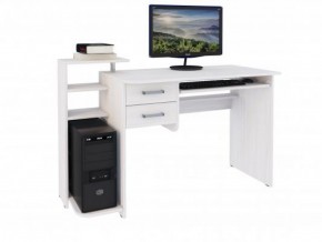 Компьютерный стол №12 (Анкор белый) в Нягани - nyagan.ok-mebel.com | фото