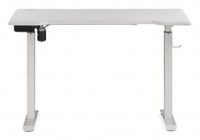 Компьютерный стол Маркос с механизмом подъема 120х75х75 белый / шагрень белая в Нягани - nyagan.ok-mebel.com | фото 2