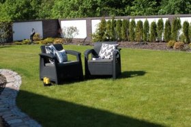 Комплект кресел Корфу Дуо (Corfu Duo set) графит в Нягани - nyagan.ok-mebel.com | фото 5