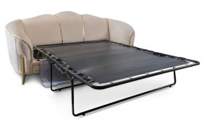 Комплект мягкой мебели Lara 3-1-1 с раскладным механизмом (бежевый/золото) в Нягани - nyagan.ok-mebel.com | фото 3
