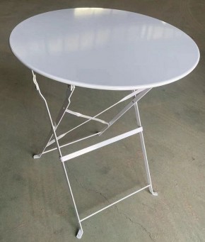 Комплект садовой мебели OTS-001R (стол + 2 стула) металл в Нягани - nyagan.ok-mebel.com | фото 4