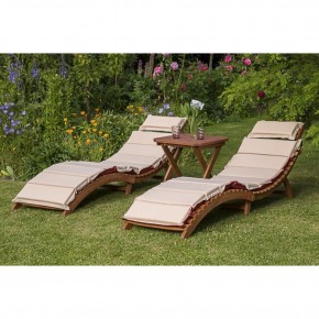 Комплект шезлонги и столик AFM-803A-T133 Beige (2+1) в Нягани - nyagan.ok-mebel.com | фото