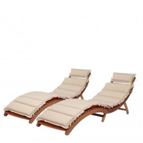 Комплект шезлонги и столик AFM-803A-T133 Beige (2+1) в Нягани - nyagan.ok-mebel.com | фото 2