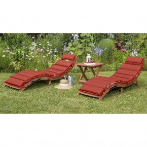Комплект шезлонги и столик AFM-803A-T133 Beige-Terracotta (2+1) в Нягани - nyagan.ok-mebel.com | фото