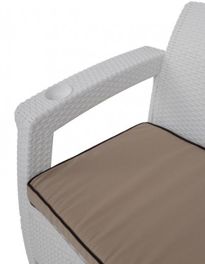 Комплект уличной мебели Yalta Premium Terrace Set (Ялта) белый (+подушки под спину) в Нягани - nyagan.ok-mebel.com | фото 5
