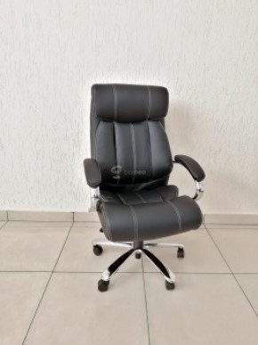 Кресло Barneo K-303 для руководителя (черная экокожа) в Нягани - nyagan.ok-mebel.com | фото
