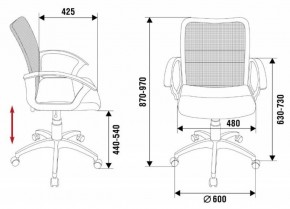Кресло Бюрократ CH-590SL/BLACK в Нягани - nyagan.ok-mebel.com | фото 4