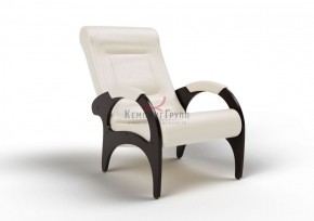 Кресло для отдыха Римини 19-К-КР (экокожа/венге) КРЕМ в Нягани - nyagan.ok-mebel.com | фото