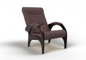 Кресло для отдыха Римини 19-Т-КМ (ткань/венге) КОФЕ С МОЛОКОМ в Нягани - nyagan.ok-mebel.com | фото