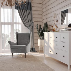 Кресло для отдыха Вало серый, ткань рогожка в Нягани - nyagan.ok-mebel.com | фото 2