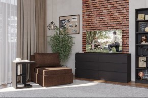 Кресло для отдыха Йоки коричневое, ткань рогожка в Нягани - nyagan.ok-mebel.com | фото 4