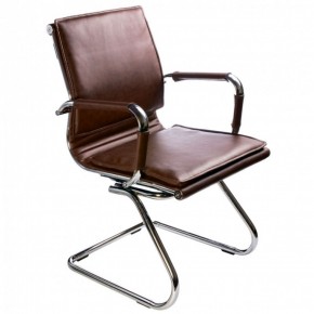 Кресло для посетителя Бюрократ CH-993-Low-V/Brown коричневый в Нягани - nyagan.ok-mebel.com | фото
