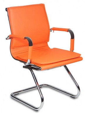 Кресло для посетителя Бюрократ CH-993-Low-V/orange оранжевый в Нягани - nyagan.ok-mebel.com | фото