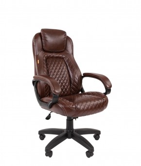 Кресло для руководителя  CHAIRMAN 432 (Экокожа коричневая) в Нягани - nyagan.ok-mebel.com | фото 1