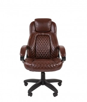 Кресло для руководителя  CHAIRMAN 432 (Экокожа коричневая) в Нягани - nyagan.ok-mebel.com | фото 2
