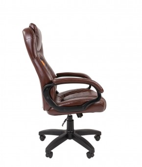 Кресло для руководителя  CHAIRMAN 432 (Экокожа коричневая) в Нягани - nyagan.ok-mebel.com | фото 3