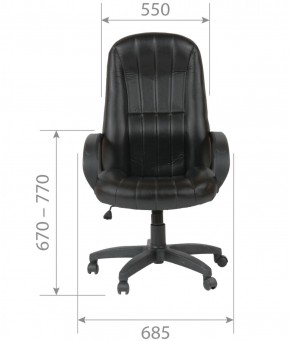 Кресло для руководителя  CHAIRMAN 685 (экокожа черный) в Нягани - nyagan.ok-mebel.com | фото 5