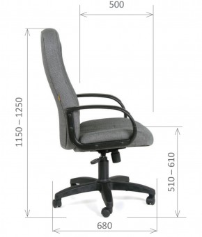 Кресло для руководителя  CHAIRMAN 685 СТ (ткань стандарт 10-356 черная) в Нягани - nyagan.ok-mebel.com | фото 6