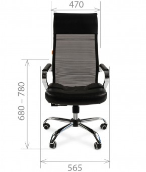 Кресло для руководителя CHAIRMAN 700 (Сетка) Черное в Нягани - nyagan.ok-mebel.com | фото 4