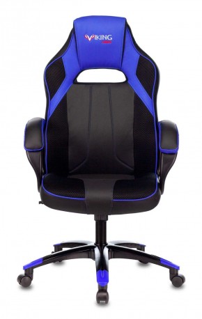 Кресло игровое Бюрократ VIKING 2 AERO BLUE черный/синий в Нягани - nyagan.ok-mebel.com | фото 2