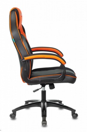 Кресло игровое Бюрократ VIKING 2 AERO ORANGE черный/оранжевый в Нягани - nyagan.ok-mebel.com | фото 3