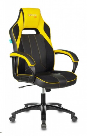 Кресло игровое Бюрократ VIKING 2 AERO YELLOW черный/желтый в Нягани - nyagan.ok-mebel.com | фото 1