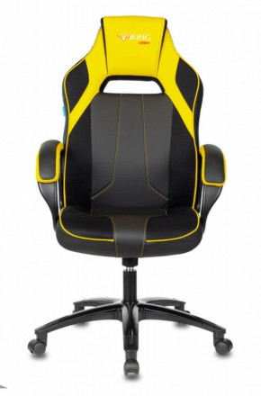 Кресло игровое Бюрократ VIKING 2 AERO YELLOW черный/желтый в Нягани - nyagan.ok-mebel.com | фото 2