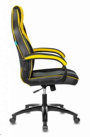 Кресло игровое Бюрократ VIKING 2 AERO YELLOW черный/желтый в Нягани - nyagan.ok-mebel.com | фото 3