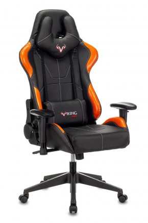 Кресло игровое Бюрократ VIKING 5 AERO ORANGE черный/оранжевый в Нягани - nyagan.ok-mebel.com | фото
