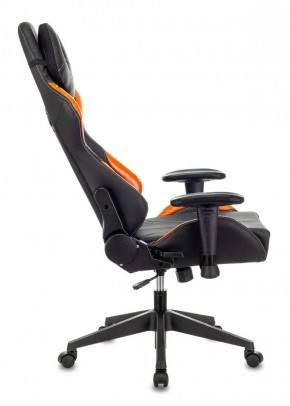 Кресло игровое Бюрократ VIKING 5 AERO ORANGE черный/оранжевый в Нягани - nyagan.ok-mebel.com | фото 2