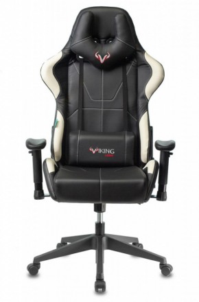 Кресло игровое Бюрократ VIKING 5 AERO WHITE черный/белый в Нягани - nyagan.ok-mebel.com | фото 3