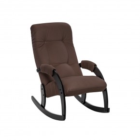Кресло-качалка Модель 67 Венге, ткань V 26 в Нягани - nyagan.ok-mebel.com | фото 1