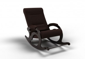 Кресло-качалка Тироль 12-Т-ГР (ткань/венге) ГРАФИТ в Нягани - nyagan.ok-mebel.com | фото 1