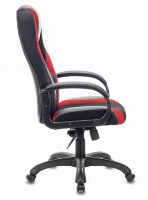 Кресло компьютерное BRABIX PREMIUM "Rapid GM-102" (экокожа/ткань, черное/красное) 532107 в Нягани - nyagan.ok-mebel.com | фото 3