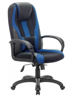 Кресло компьютерное BRABIX PREMIUM "Rapid GM-102" (экокожа/ткань, черное/синее) 532106 в Нягани - nyagan.ok-mebel.com | фото