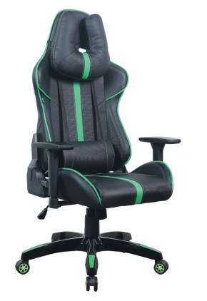 Кресло компьютерное BRABIX "GT Carbon GM-120" (черное/зеленое) 531929 в Нягани - nyagan.ok-mebel.com | фото
