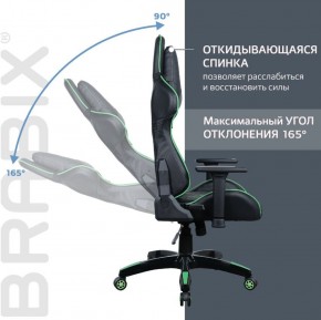 Кресло компьютерное BRABIX "GT Carbon GM-120" (черное/зеленое) 531929 в Нягани - nyagan.ok-mebel.com | фото 2