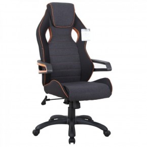 Кресло компьютерное BRABIX Techno Pro GM-003 (ткань черное/серое, вставки оранжевые) 531813 в Нягани - nyagan.ok-mebel.com | фото