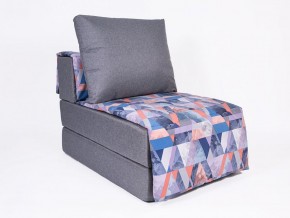 Кресло-кровать бескаркасное Харви (серый-сноу деним) в Нягани - nyagan.ok-mebel.com | фото