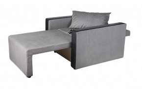 Кресло-кровать Милена с подлокотниками (серый) Велюр в Нягани - nyagan.ok-mebel.com | фото 3