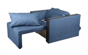 Кресло-кровать Милена с подлокотниками (синий) Велюр в Нягани - nyagan.ok-mebel.com | фото 2