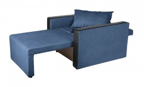 Кресло-кровать Милена с подлокотниками (синий) Велюр в Нягани - nyagan.ok-mebel.com | фото 3
