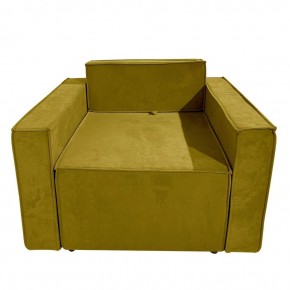 Кресло-кровать Принц КК1-ВГ (велюр горчичный) в Нягани - nyagan.ok-mebel.com | фото