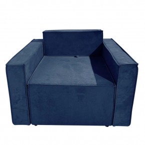Кресло-кровать Принц КК1-ВСи (велюр синий) в Нягани - nyagan.ok-mebel.com | фото