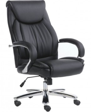Кресло офисное BRABIX PREMIUM "Advance EX-575" (хром, экокожа, черное) 531825 в Нягани - nyagan.ok-mebel.com | фото