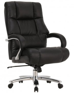 Кресло офисное BRABIX PREMIUM "Bomer HD-007" (рециклированная кожа, хром, черное) 531939 в Нягани - nyagan.ok-mebel.com | фото