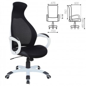 Кресло офисное BRABIX PREMIUM "Genesis EX-517" (белый/черный) 531573 в Нягани - nyagan.ok-mebel.com | фото